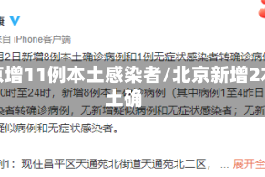 北京增11例本土感染者/北京新增2本土确