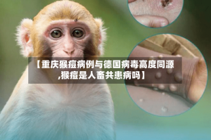 【重庆猴痘病例与德国病毒高度同源,猴痘是人畜共患病吗】