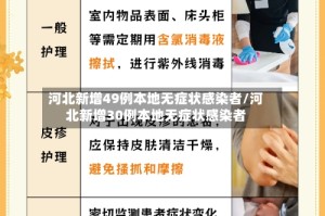 河北新增49例本地无症状感染者/河北新增30例本地无症状感染者