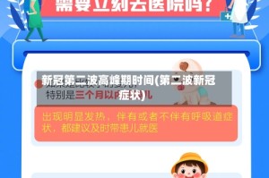 新冠第二波高峰期时间(第二波新冠症状)