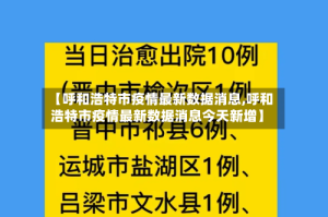 【呼和浩特市疫情最新数据消息,呼和浩特市疫情最新数据消息今天新增】