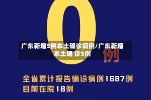 广东新增5例本土确诊病例/广东新增本土确 诊5例