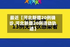 最近【河北新增20例确诊,河北新增20例活动轨迹】
