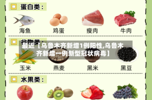 最近【乌鲁木齐新增1例阳性,乌鲁木齐新增一例新型冠状病毒】