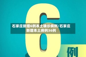 石家庄新增6例本土确诊病例/石家庄新增本土病例36例