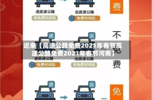 近来【高速公路免费2021年春节高速公路免费2021年春节河南】