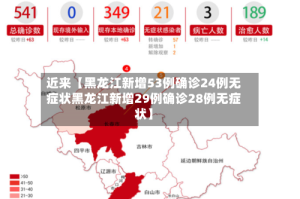 近来【黑龙江新增53例确诊24例无症状黑龙江新增29例确诊28例无症状】