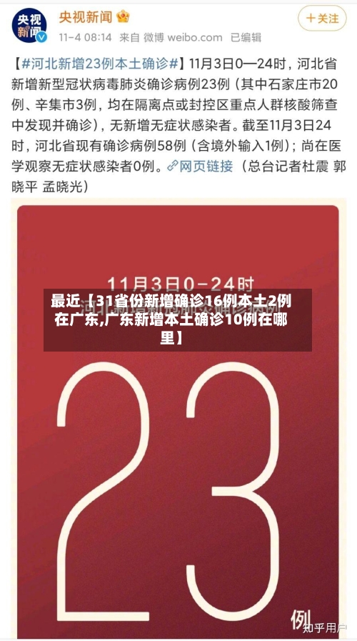 最近【31省份新增确诊16例本土2例在广东,广东新增本土确诊10例在哪里】-第1张图片