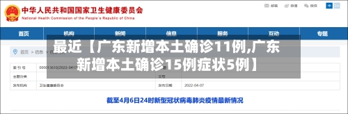 最近【广东新增本土确诊11例,广东新增本土确诊15例症状5例】-第1张图片