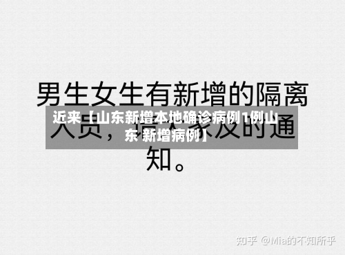 近来【山东新增本地确诊病例1例山东 新增病例】-第1张图片