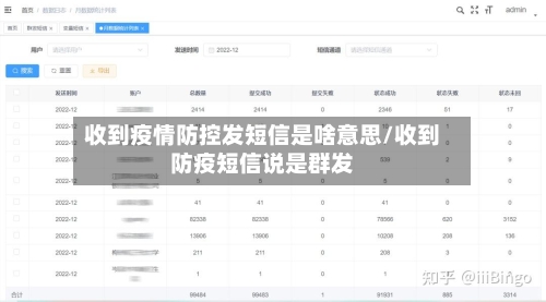 收到疫情防控发短信是啥意思/收到防疫短信说是群发-第1张图片