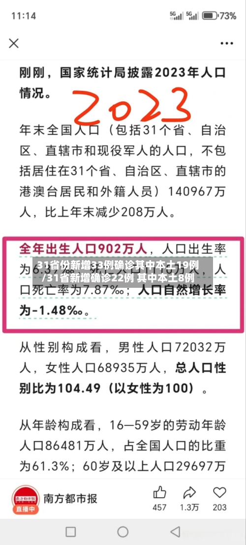 31省份新增33例确诊其中本土19例/31省新增确诊22例 其中本土8例-第1张图片