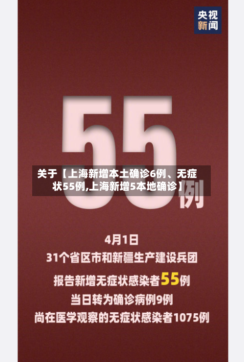 关于【上海新增本土确诊6例、无症状55例,上海新增5本地确诊】-第1张图片