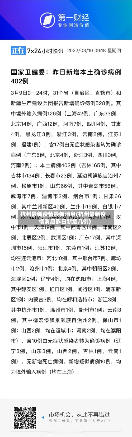 杭州最新疫情最新消息(杭州最新疫情消息昨日新增几例)-第1张图片