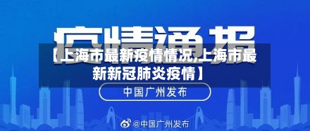 【上海市最新疫情情况,上海市最新新冠肺炎疫情】-第1张图片