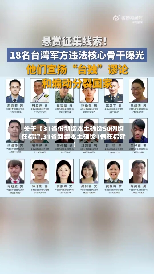 关于【31省份新增本土确诊50例均在福建,31省新增本土确诊1例在福建】-第2张图片