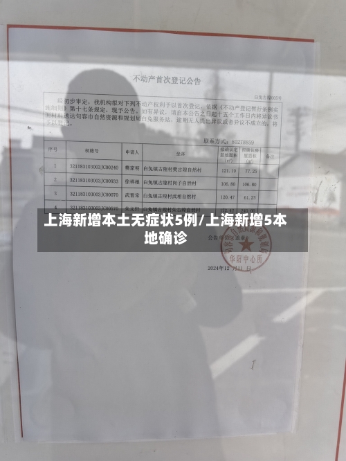 上海新增本土无症状5例/上海新增5本地确诊-第2张图片