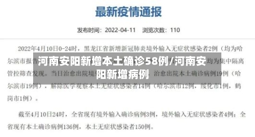 河南安阳新增本土确诊58例/河南安阳新增病例-第1张图片