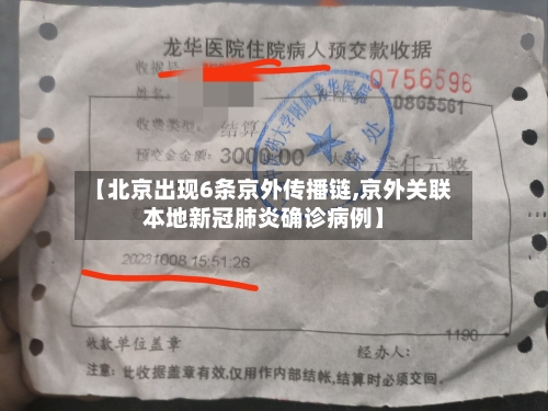 【北京出现6条京外传播链,京外关联本地新冠肺炎确诊病例】-第1张图片