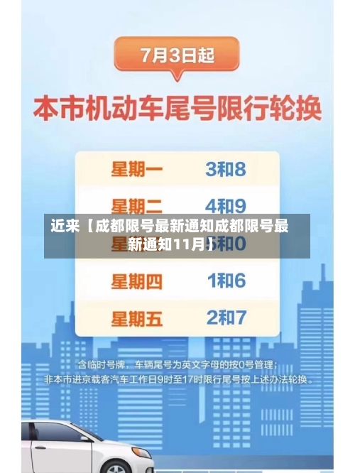 近来【成都限号最新通知成都限号最新通知11月】-第1张图片