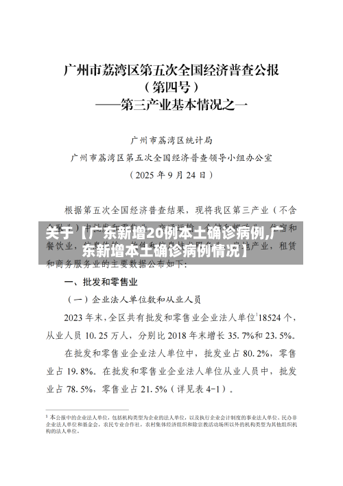 关于【广东新增20例本土确诊病例,广东新增本土确诊病例情况】-第1张图片