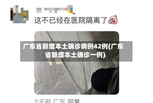 广东省新增本土确诊病例42例(广东省新增本土确诊一例)-第2张图片