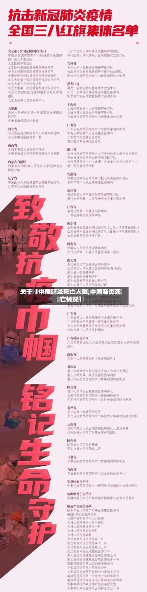 关于【中国肺炎死亡人数,中国肺炎死亡情况】-第1张图片