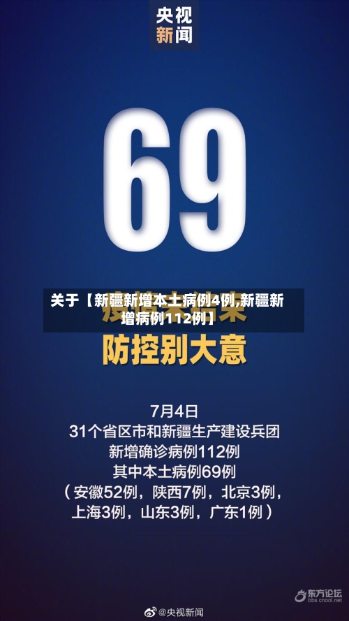 关于【新疆新增本土病例4例,新疆新增病例112例】-第3张图片