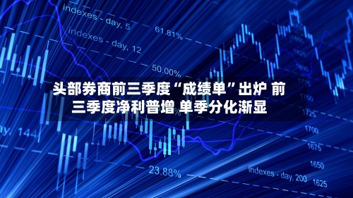 头部券商前三季度“成绩单”出炉 前三季度净利普增 单季分化渐显