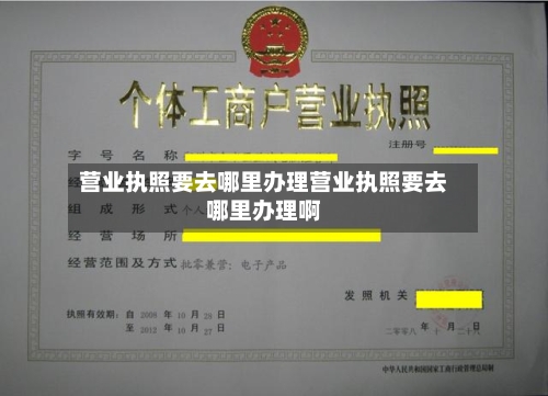 营业执照要去哪里办理营业执照要去哪里办理啊