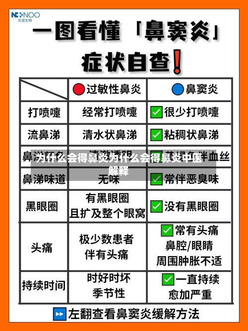 为什么会得鼻炎为什么会得鼻炎中医解释