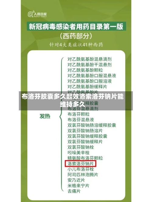 布洛芬胶囊多久起效洛索洛芬钠片能维持多久