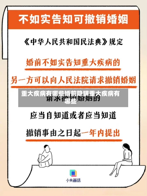 重大疾病有哪些婚前隐瞒重大疾病有哪些